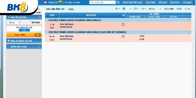 Hãy đọc kèo và đặt cược tennis 